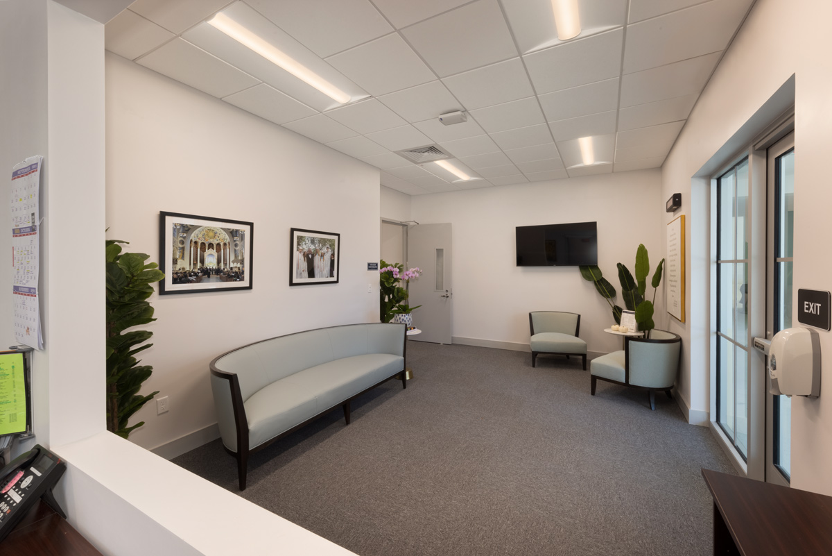 Interior design view of Palmer Trinity student counseling in Miami, FL